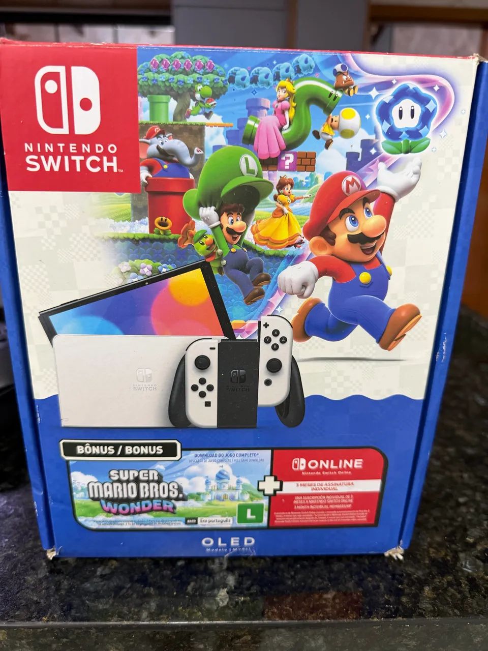 NINTENDO SWITCH OLED COMPLETO + JOYSTICK EXTRA ? R$ 2.000 - Foto 3