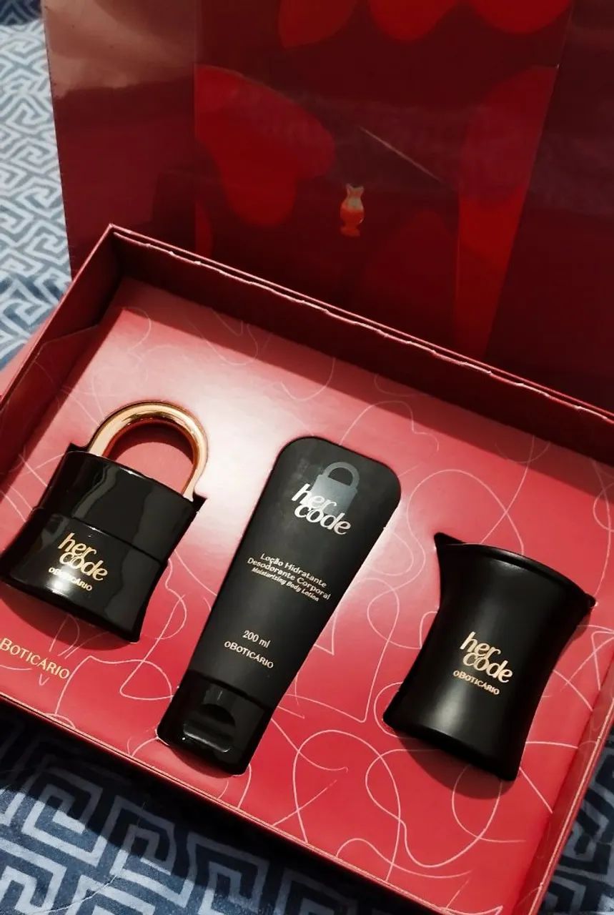 Promoção kit hercode boticário original perfume, hidratante, vela . - Foto 2