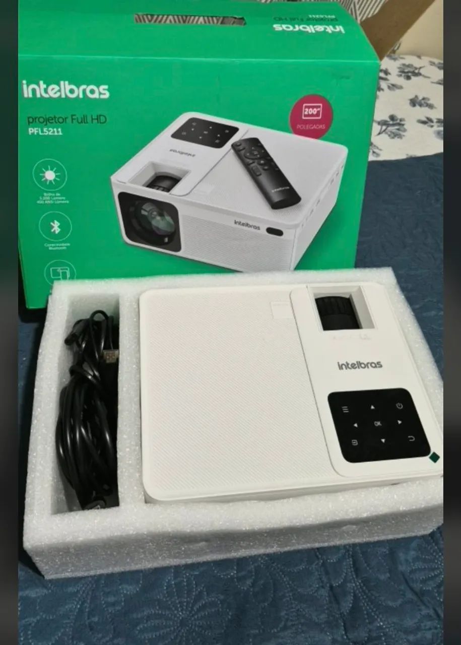 Data show Intelbras Full HD 5200 Lúmens (Bluetooth/Wi-Fi) - Foto 3