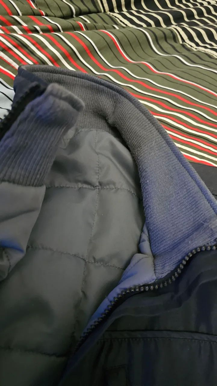 Jaqueta inverno vários bolsos