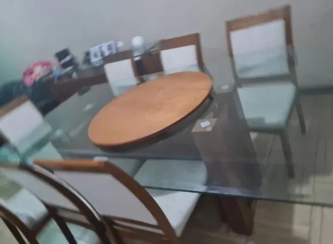 Mesa de jantar + tábua giratória 