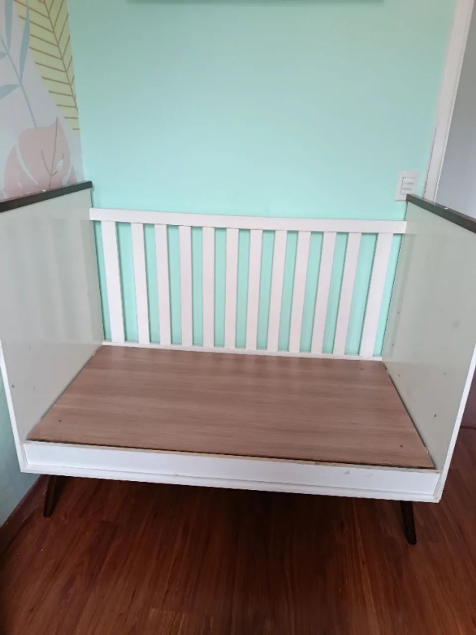 Berço que vira mini cama infantil 
