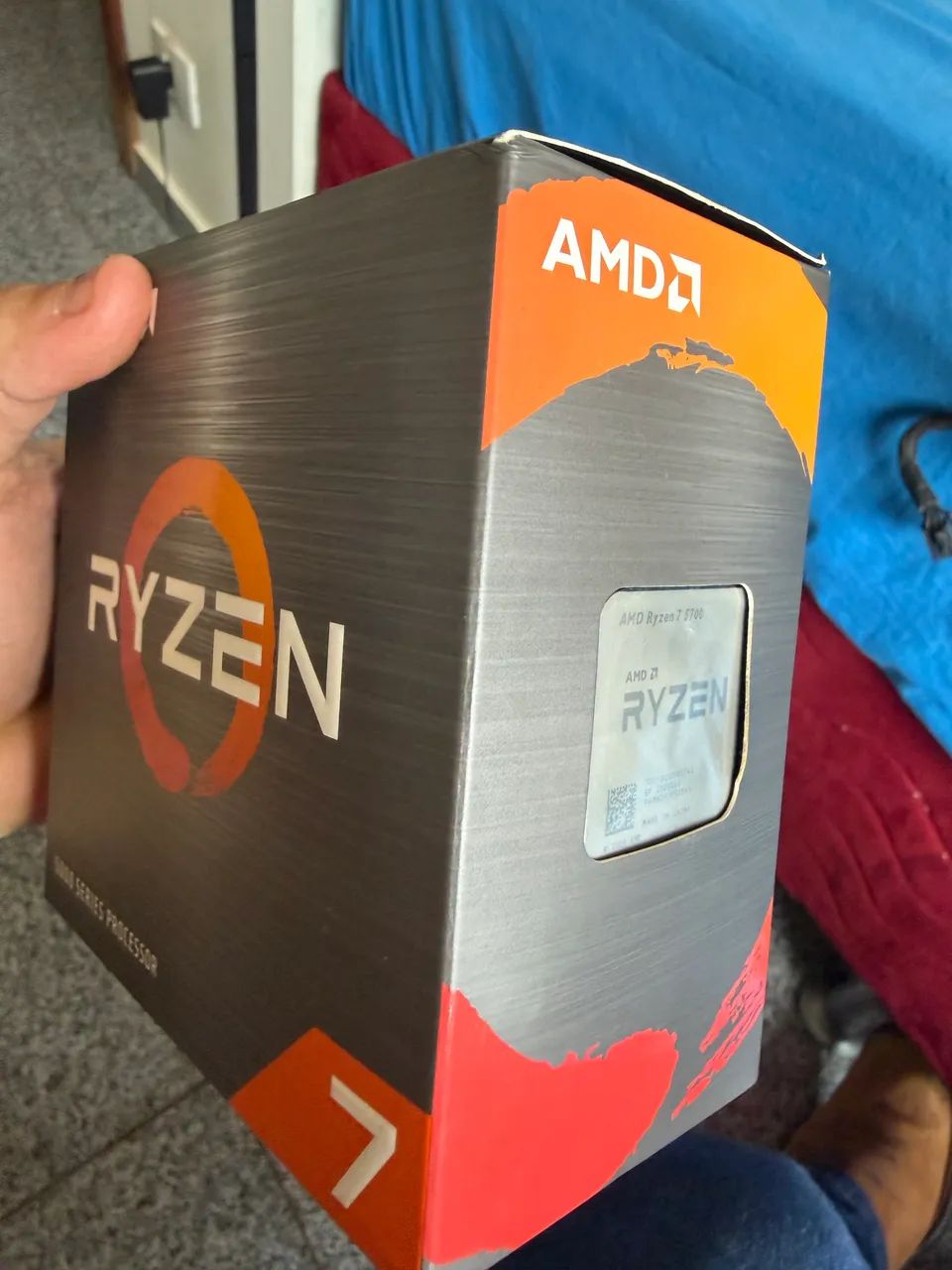 Processador ryzen 7 5700 com caixa e cooler