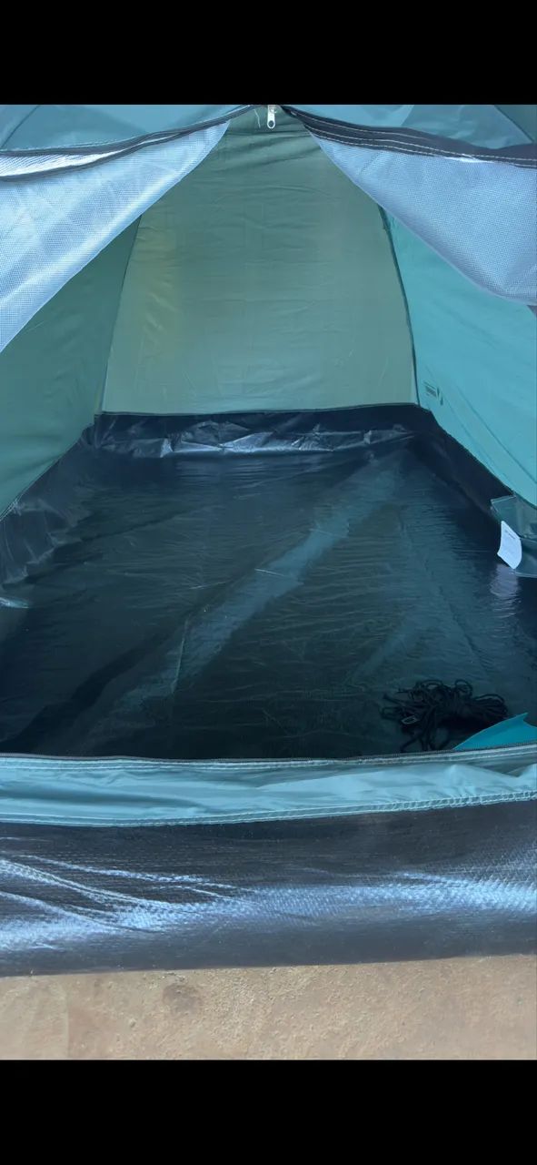 Barraca para acampamento iglu 2 pessoas - SEMI NOVA, USADA APENAS UMA VEZ.  - Foto 3