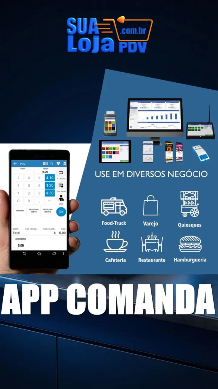 Sistema PDV Completo para Lojas, Bares e Restaurantes - Foto 2