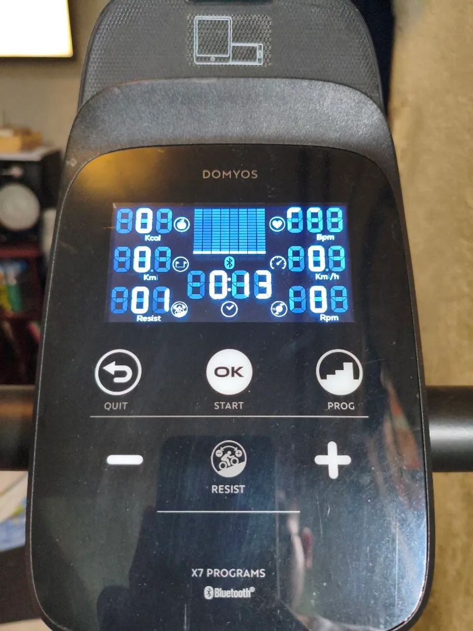 Bicicleta Ergométrica EB520 Domyos Preta - Foto 5