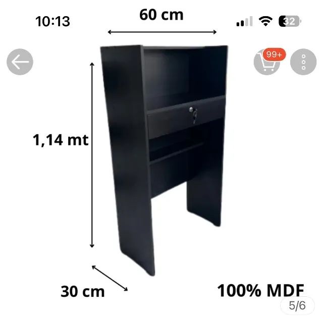 Móvel mdf / poltrona / balcão de atendimento  - Foto 5