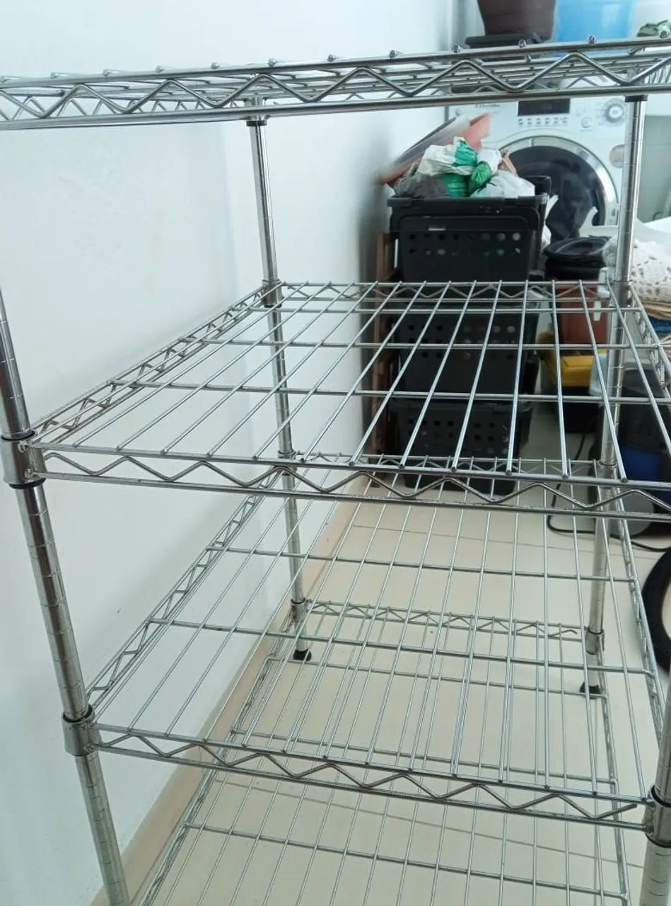 Estante de Aço Cromado - Foto 4