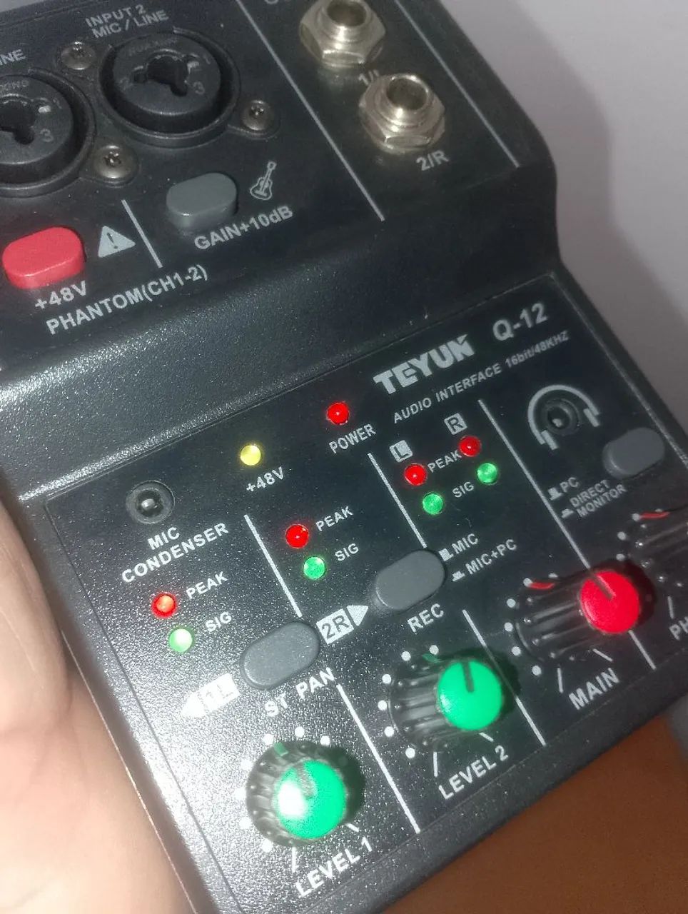 Interface de audio TEYUN Q-12 - Foto 4