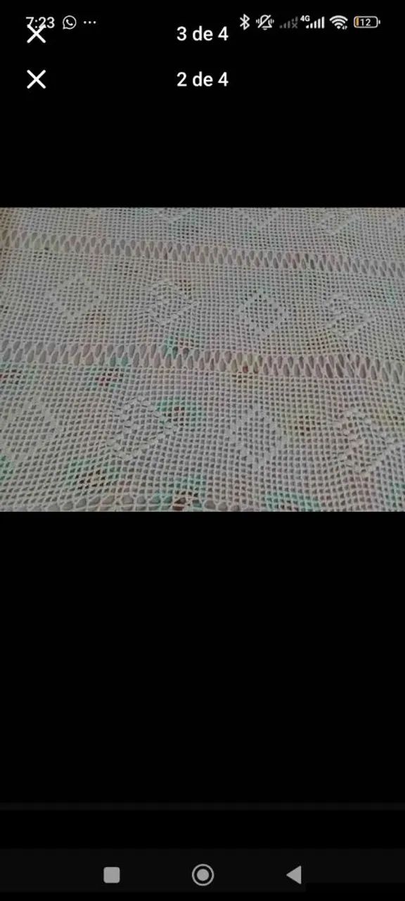 Colcha Crochê Solteiro com capa almofada  - Foto 2