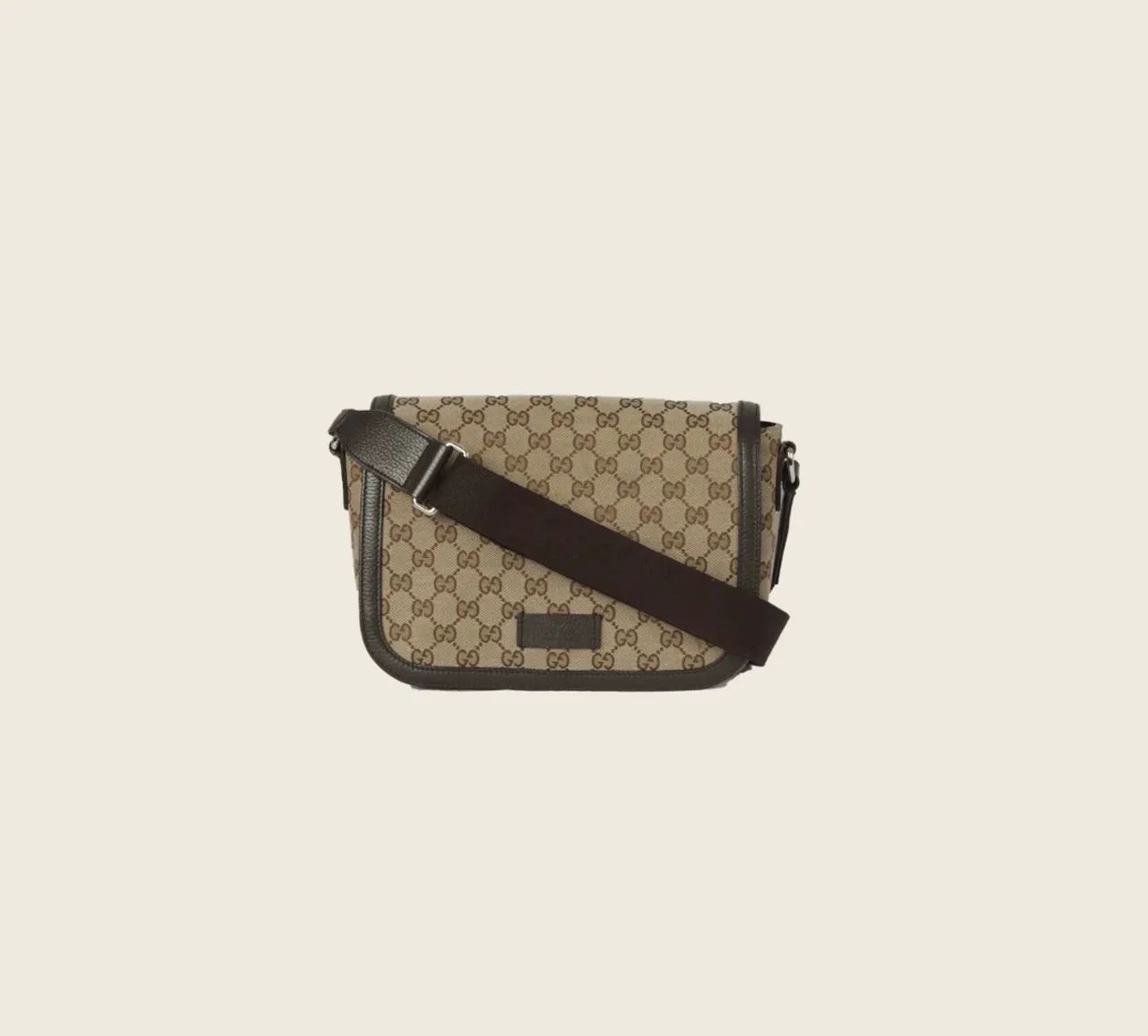 Bolsa Gucci GG CANVAS FLAP MESSENGER BAG - Foto 2