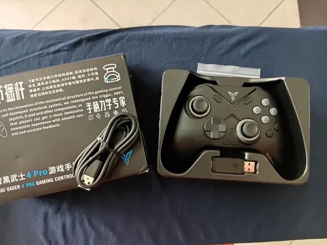 Controle Flydigi Vader 4 Pro Bluetooth para PC, Switch, iOS e Android Preto - Foto 3