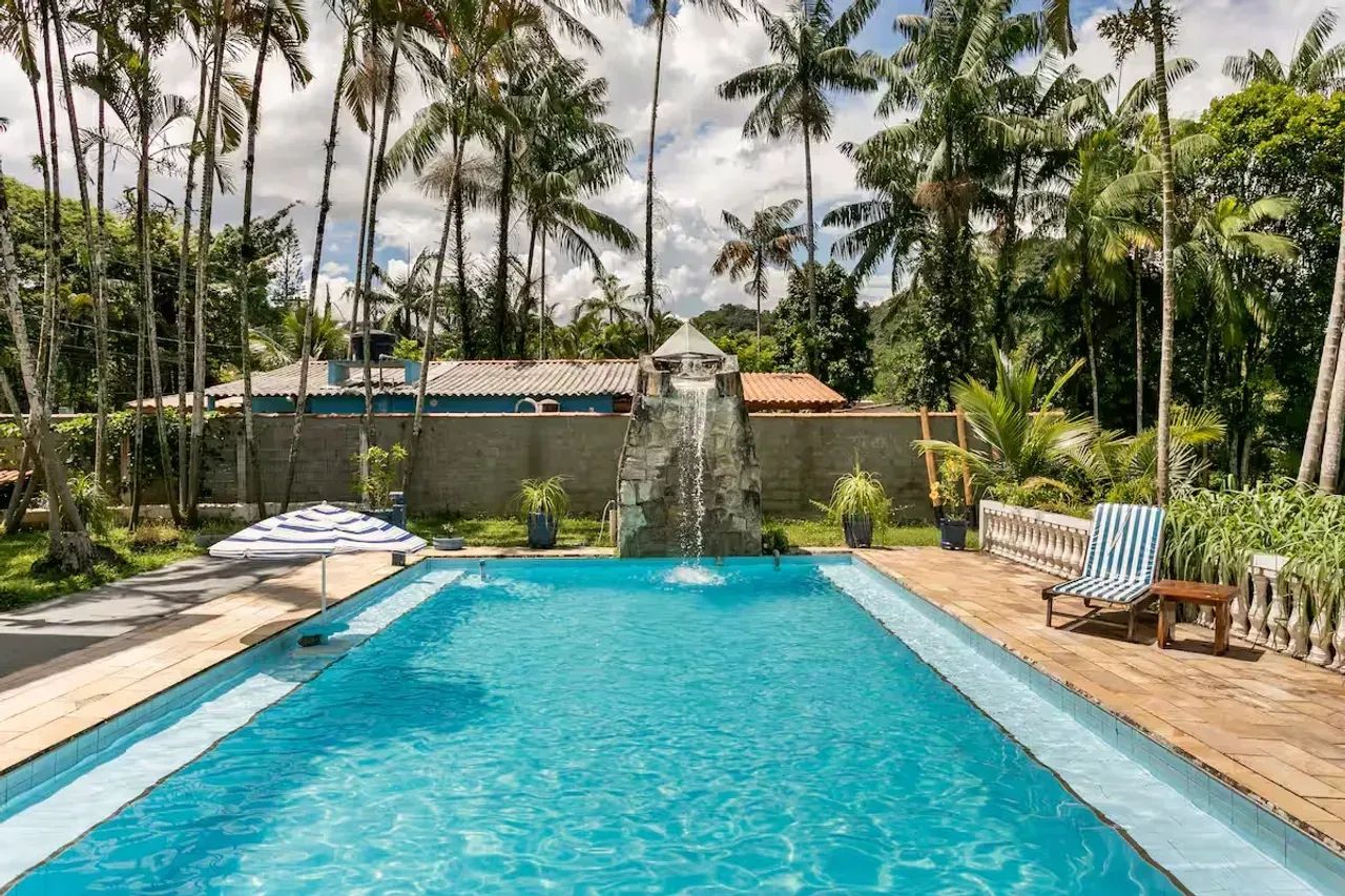 Chácara com piscina, 10 quartos e área gourmet em Peruíbe. - Foto 3