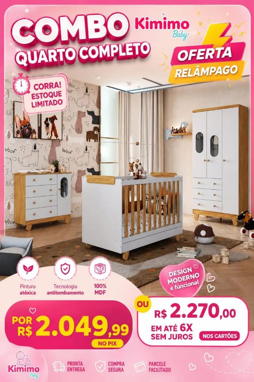 Quarto bebê completo