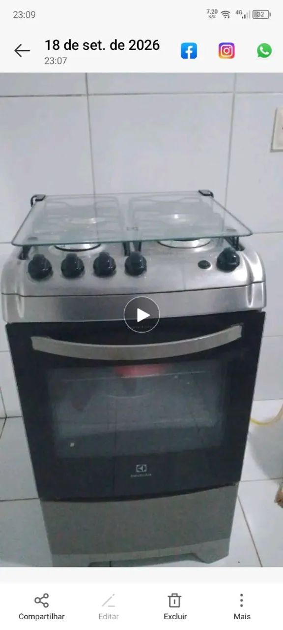 Um fogão 