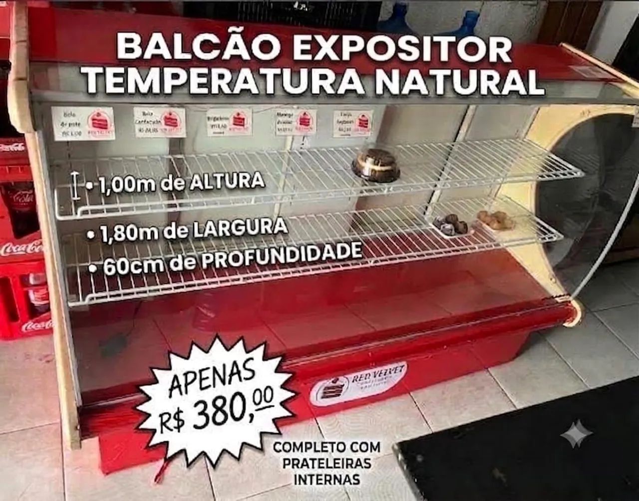 Balcão expositor top
