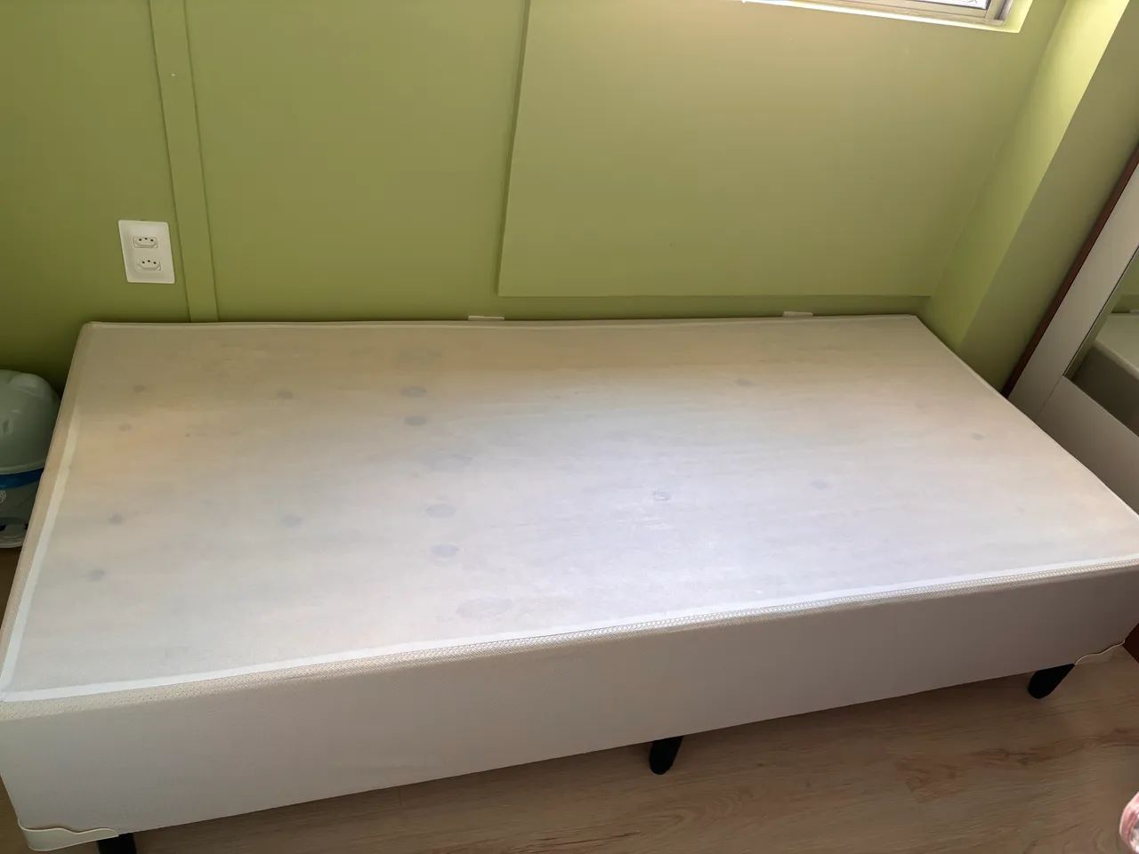 Base cama box solteiro- semi-nova - Foto 5