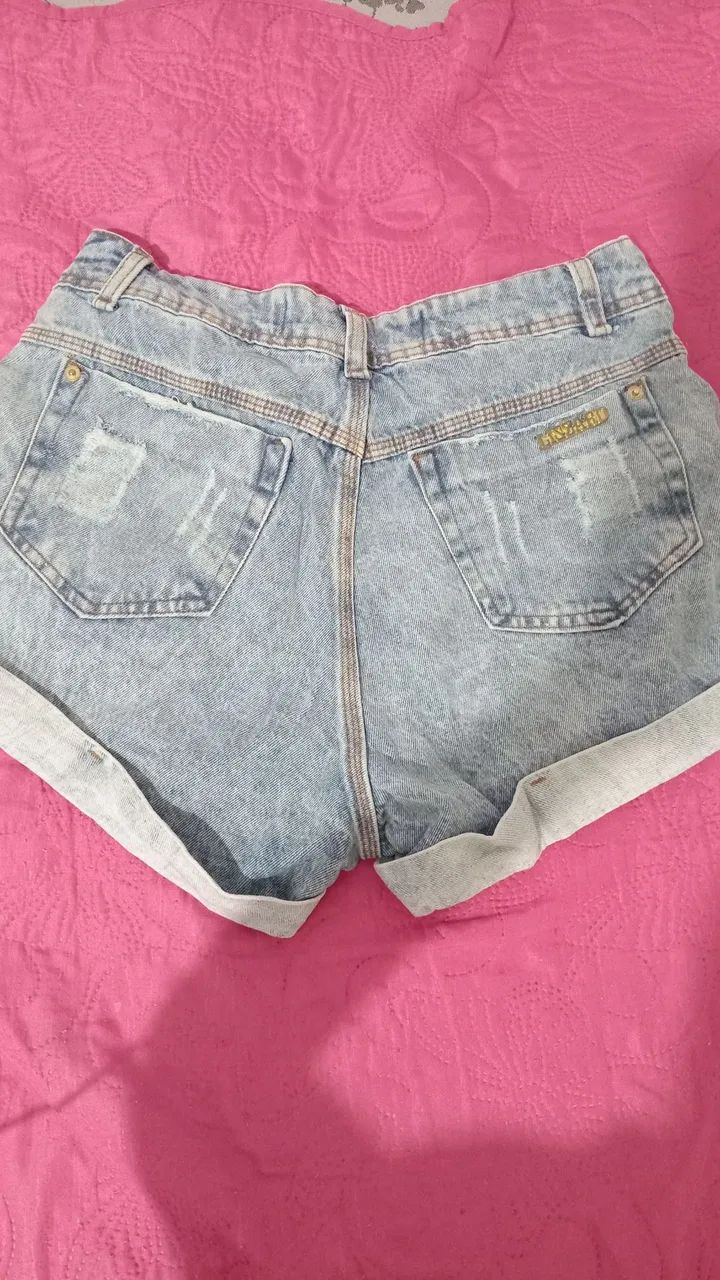 Short jeans e calça jeans tam 42 - Foto 2