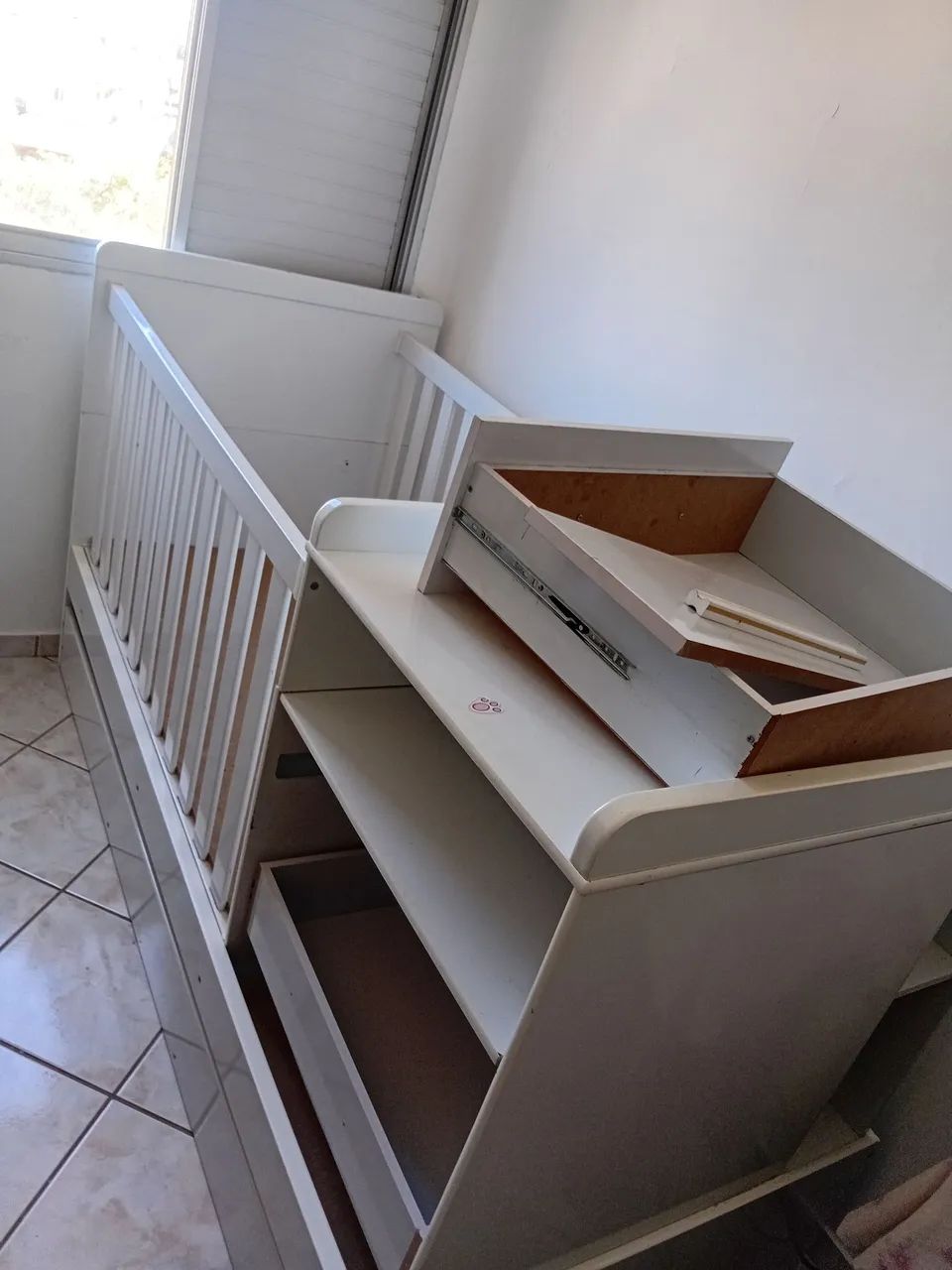 Berço de bebe com cama - Foto 4