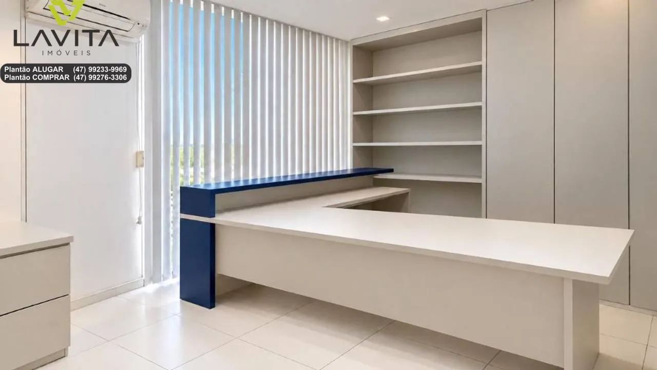 Sala Comercial MOBILIADA à VENDA no Edifício Eduardo Schadrack no Centro de Blumenau  SC - Foto 3