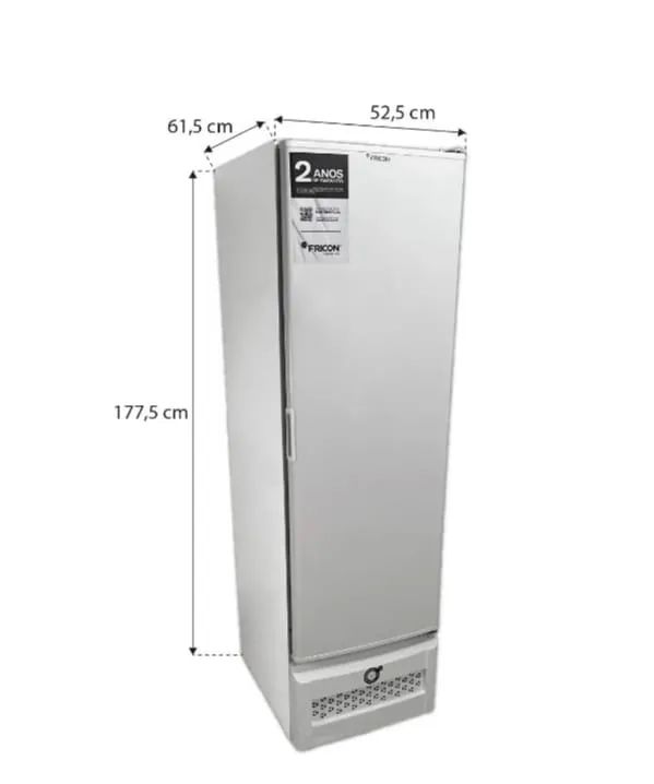 NZ. FREEZER VERTICAL 284 LITROS FRICON