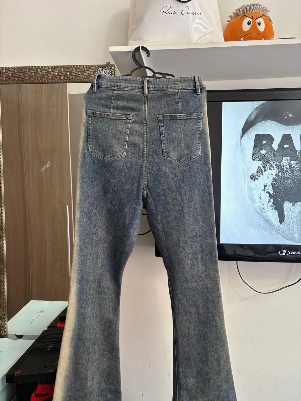 Calça Rick Owens Flare Bootcut - Foto 2