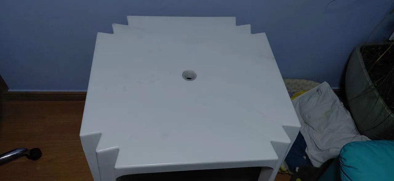 Mesa de Plástico 68x68cm - Foto 2