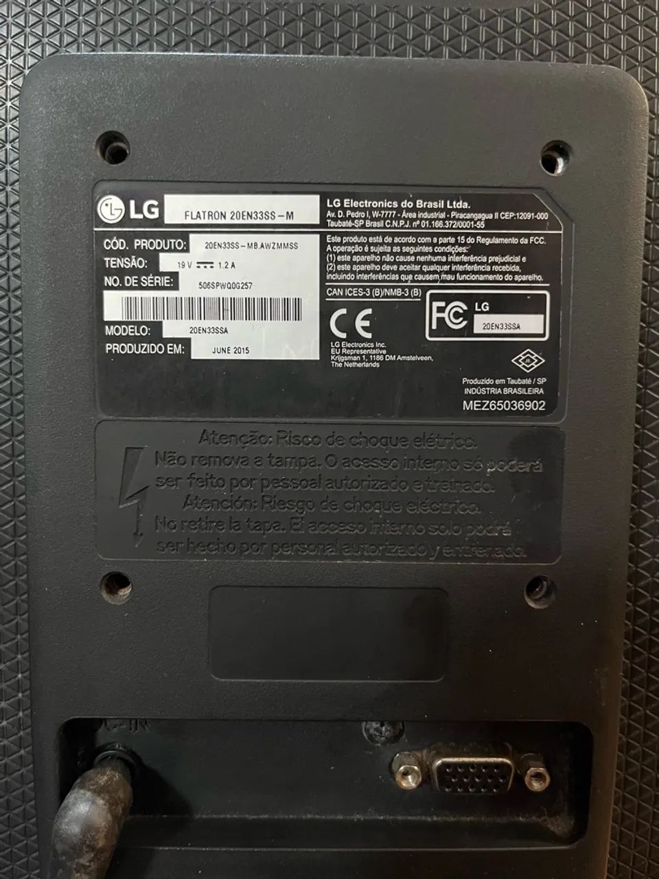 Monitor LG 20 polegadas - Foto 5