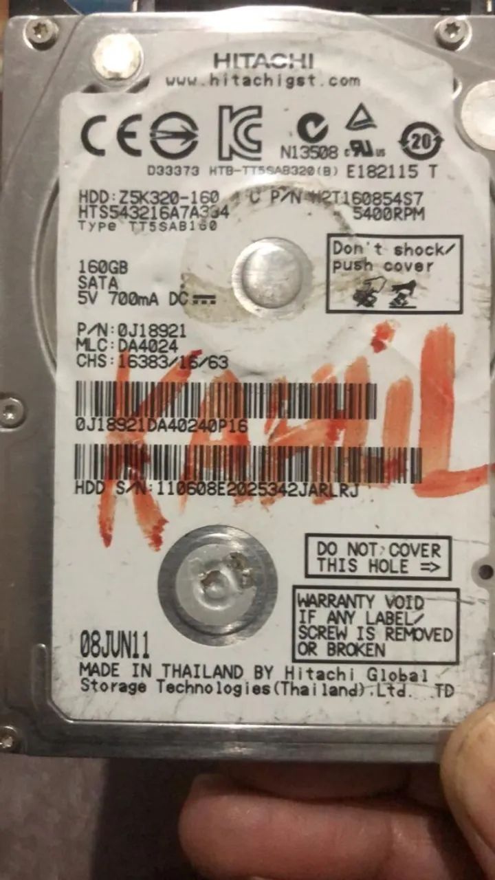 HDs Notebook 160GB SATA Slim - Usados, Testados e Prontos para Uso - Foto 2