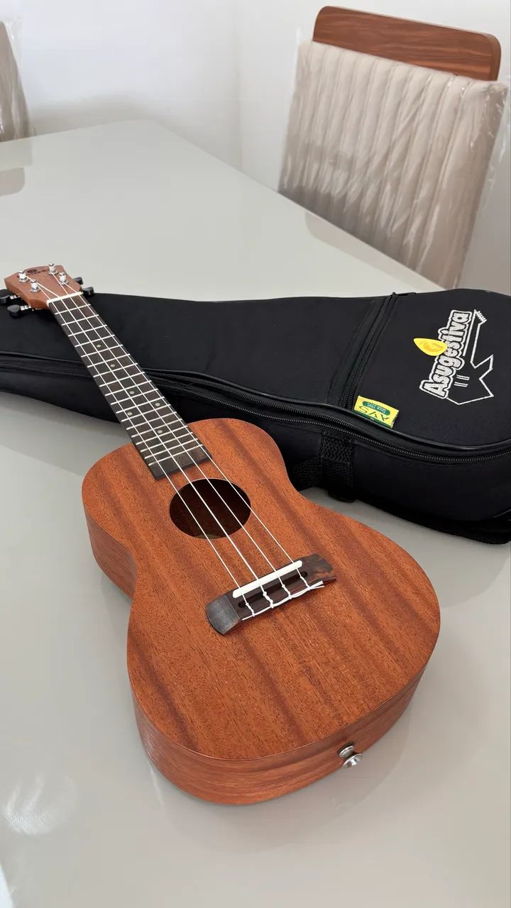 Ukulele Harmonics Concert UK20-NT - Excelente Estado + Capa + Palheta - Foto 2