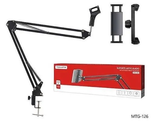 Suporte Articulado para Microfone e Celular Tomate MTG-126 - Tomate