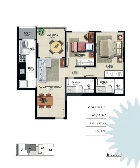 Apartamento com 2 quartos à venda em Praia do suá - ES - Foto 4