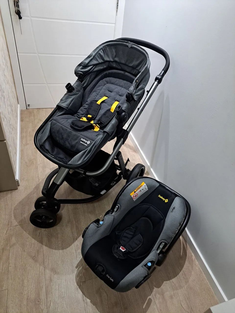 Carrinho bebe Safety First Grey Denim TRIO