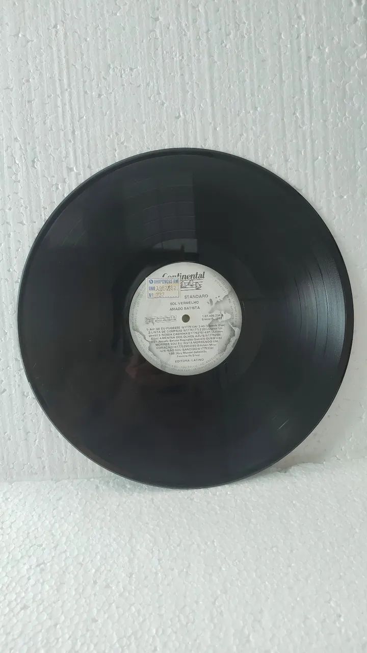 LP Sol vermelho de Amado Batista - Foto 3