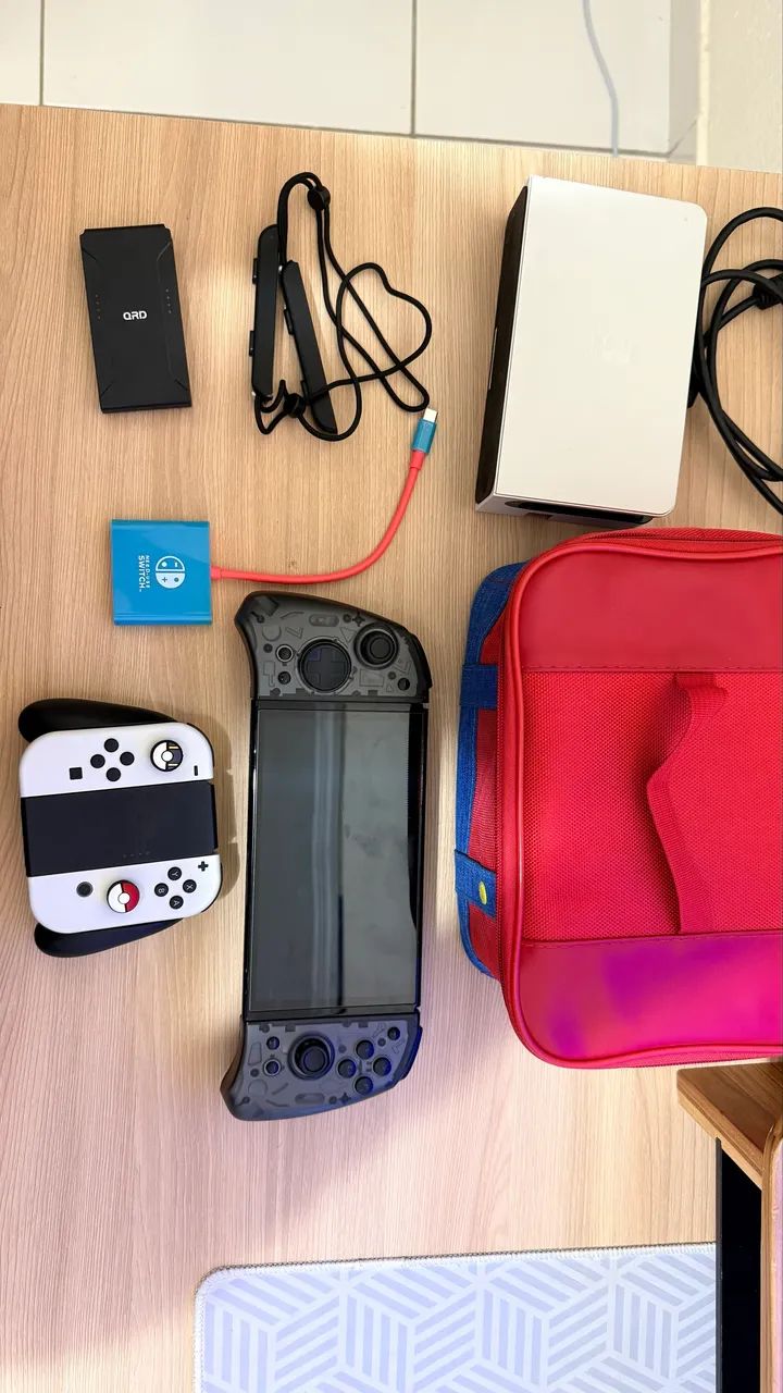 Nintendo Switch OLED Desbloqueado + Acessórios - Foto 3