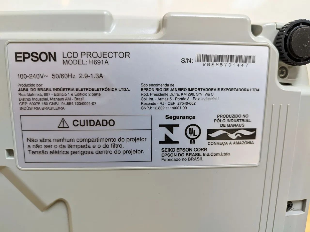 Projetor Epson Modelo H691A - Foto 5