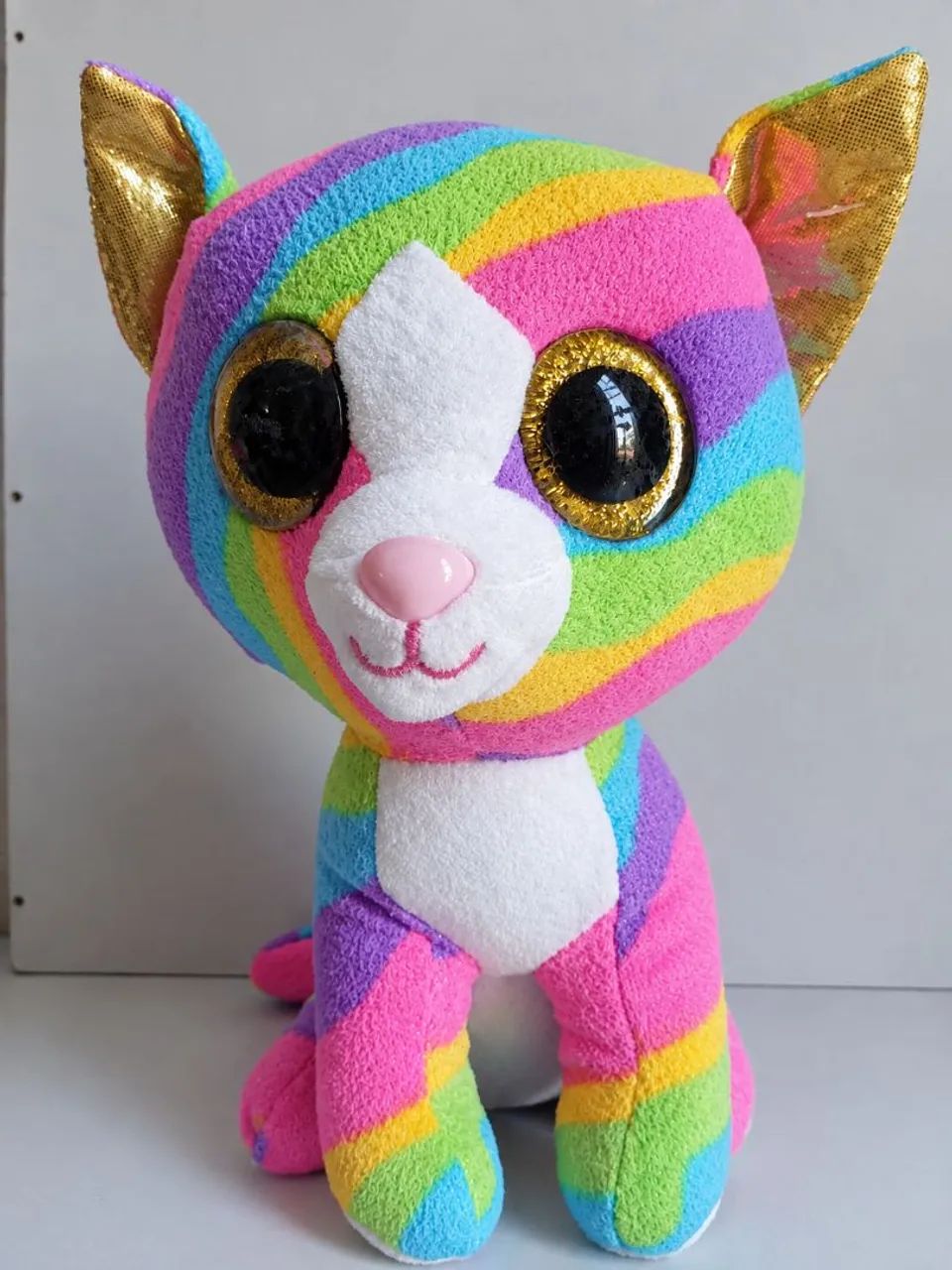 TY BEANIE BOOS - GATINHA ARCO-ÍRIS - Foto 2