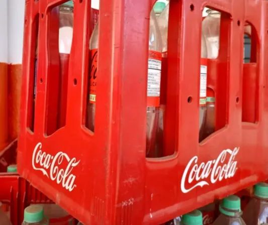 Caixa para 9  garrafas de Coca Cola Retornavel 2 Litros, Com e Sem Garrafas  - Foto 2