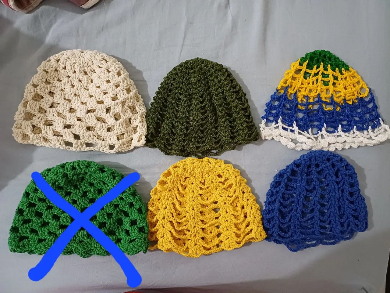 Touca em croché 