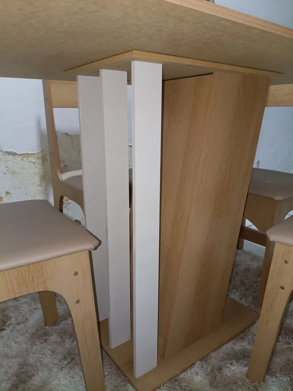 Meja jantar 4 cadeiras - Foto 2
