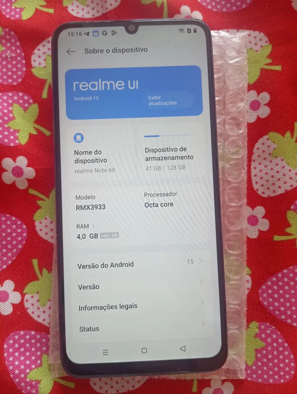 Realme note 60 de vitrine - Foto 2