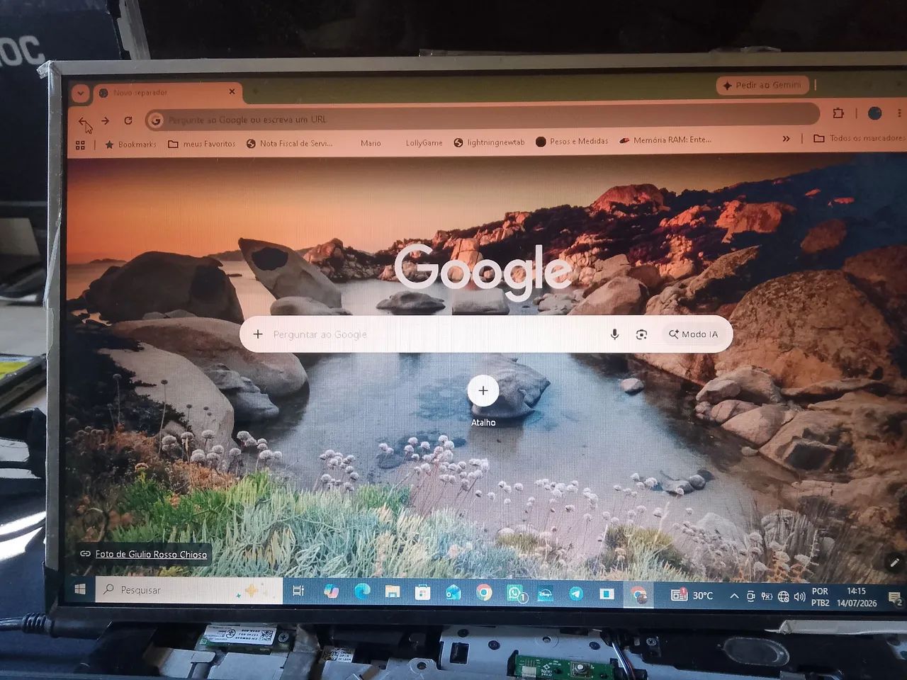 Tela notebook 15.4