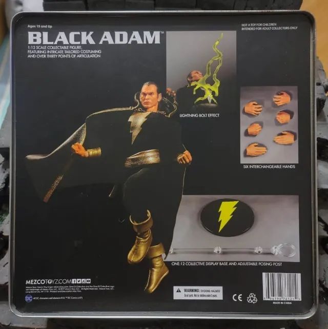 Black Adam (Adão Negro) Mezco One:12 Raro - Foto 2