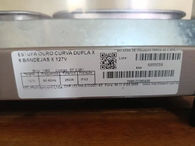 Estufa 8 bandejas Marchesoni 110volts - Foto 4
