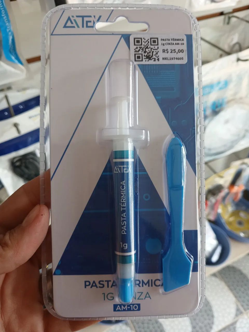 Pasta térmica 1gr cinza