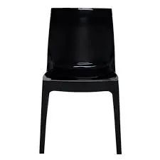 CADEIRA TRAMONTINA PLASTICA ALICE PRETA 53X80,50CM * - Foto 3