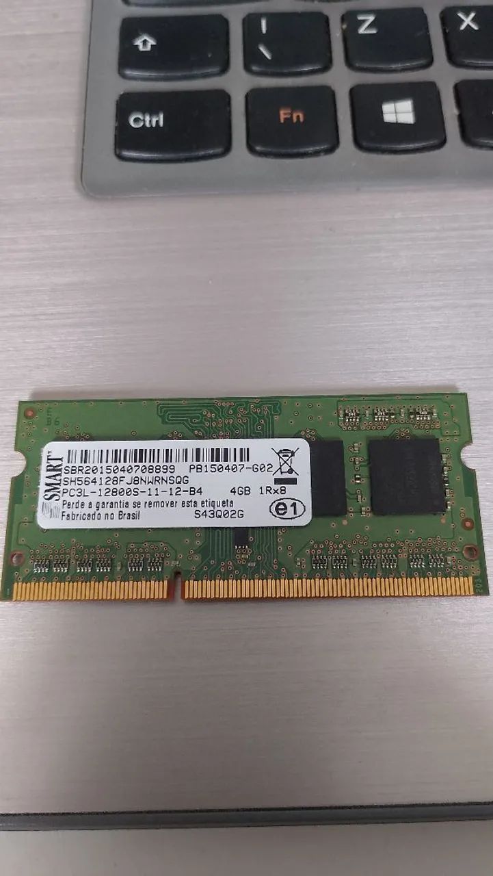Memória DDR3 notebook 