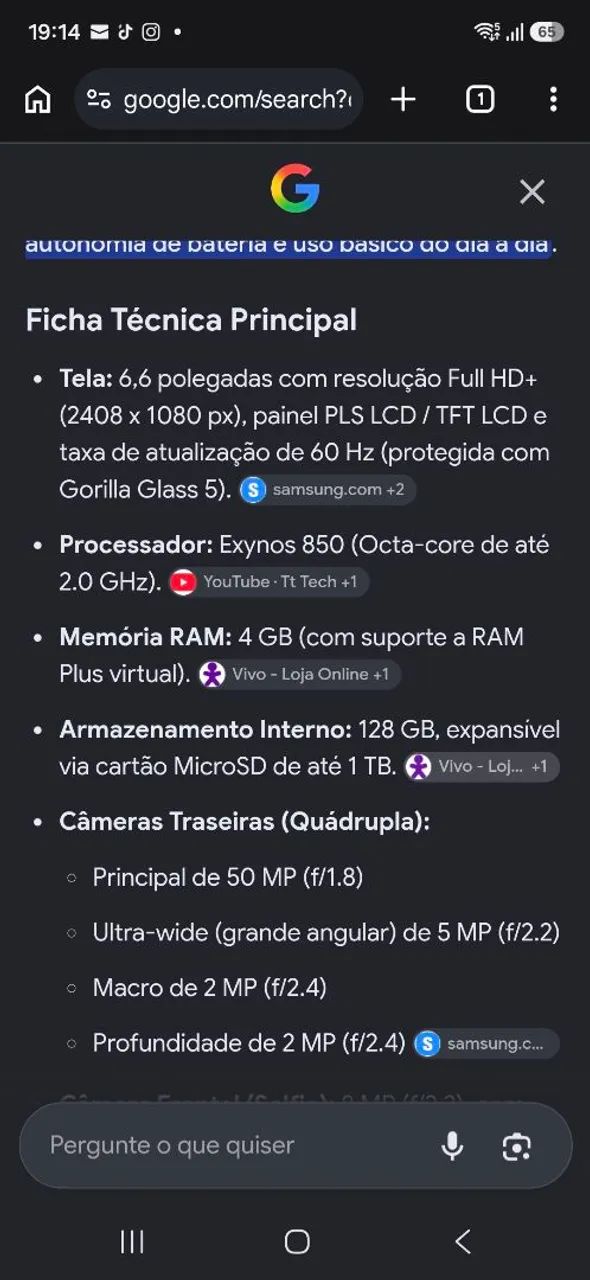 Celular Samsung A13 - Foto 4
