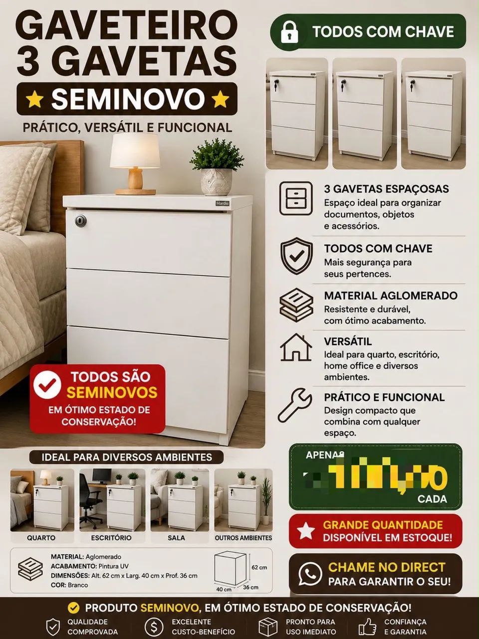 Gaveteiro - Foto 2