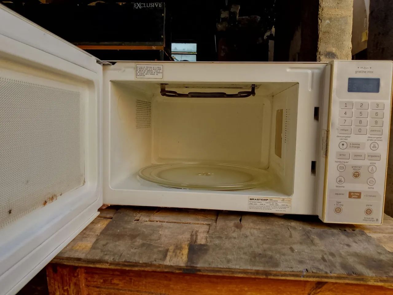 Microondas Brastemp 28L. com grill. - Foto 3